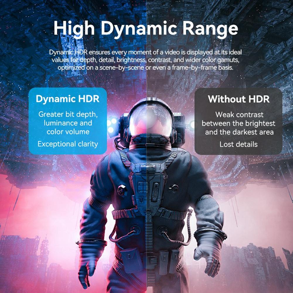 VENTION HCFLH 2m 8K/60Hz 4K/144Hz Mini DisplayPort to DisplayPort Cable Bi-Directional Mini DP to DP Wire