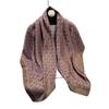 Simulation Silk Square Scarf Versatile Silk Scarf Printing High-End Decorative Shawl Scarf Tencel Cotton Gold Silk Four-Season Decoration