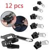 6/12/18/24/30pcs Zipper Fix Easy Repair Set Universal Plastic Zipper Head For DIY Sewing Tools 3 Sizes