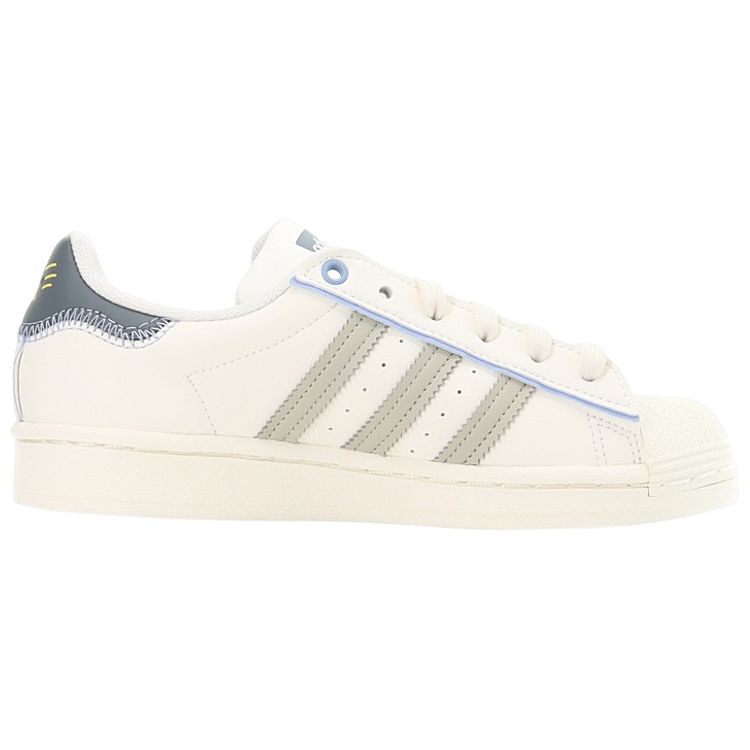 Adidas Originals Superstar Leather Classic Shell Toe Low-Top Sneakers Unisex Sneakers White Gray GY0009