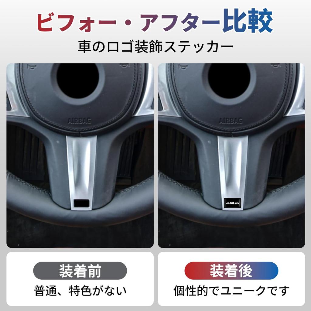 Aqua Exclusive Car Sticker Car Logo Decoration Sticker Emblem Resin