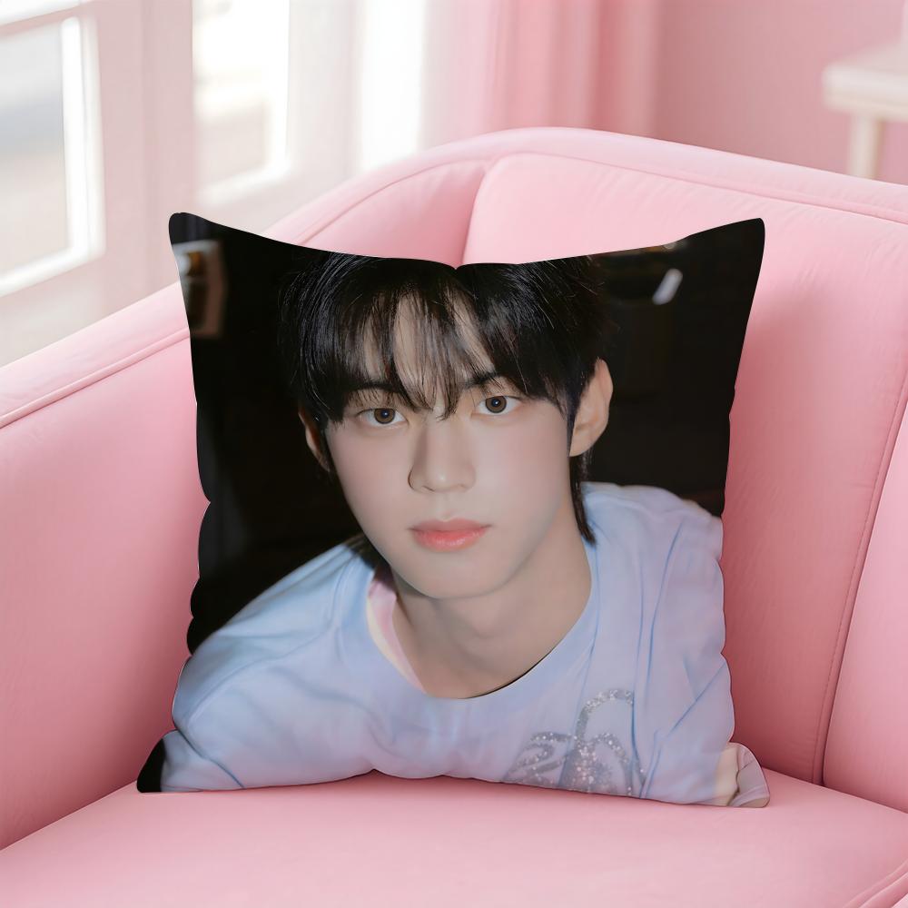 actor fresh DDohoon Cushion Cover Pillow Case Soft Skin Friendly Fabric  Concealed Zipper