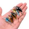 8pcs Plastic Fishing Baits Minnow Fishing Lure Artificial Hard Baits Topwaters Artificial Wobbler Fishing Tackle Lure
