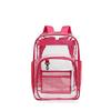 Large Capacity Transparent Backpack for High School Girls - Durable PVC Design.