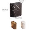Nordic Marble Texture Trash Can Press type Wastebasket Narrow Toilet Trash Bin Wastebasket Bathroom Accessories Odor proof