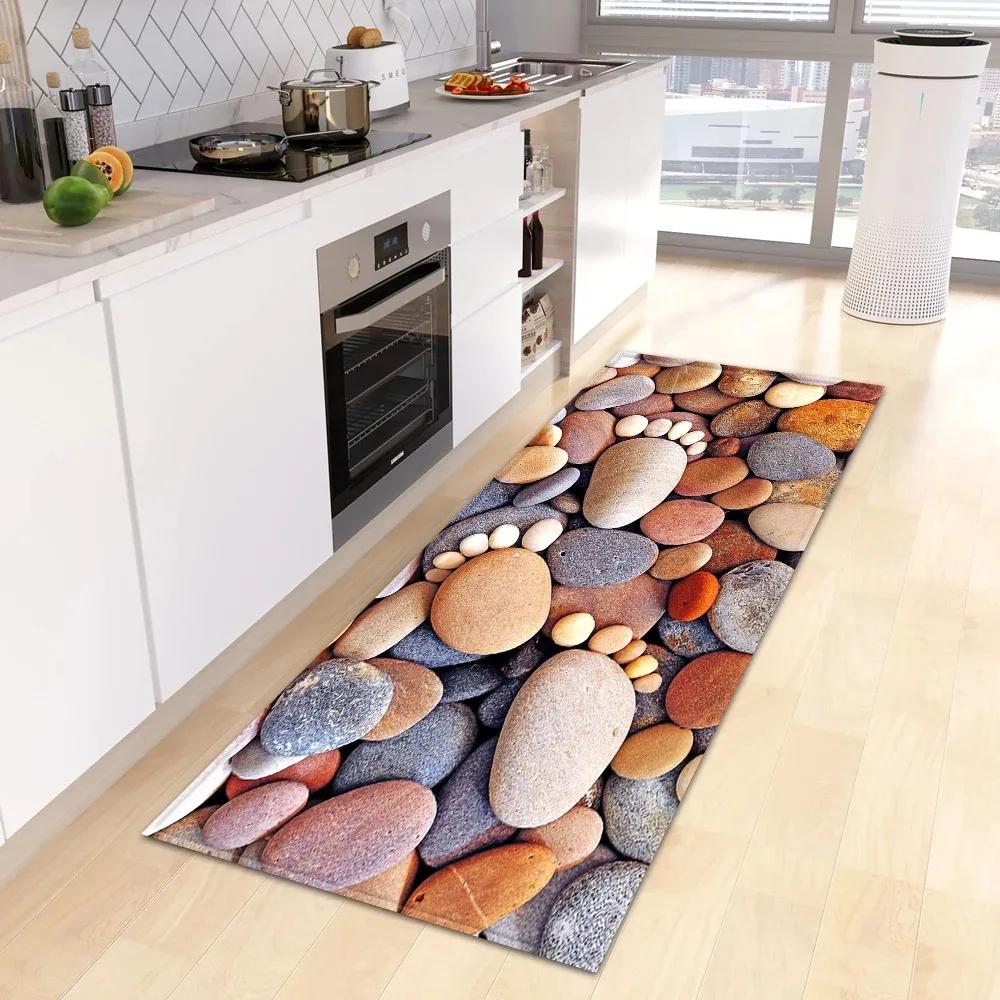 Pebble Pattern Home Kitchen Floor Mat Door Front Decoration Floor Mat