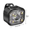 Cycling Bicycles Front Rear Light Waterproof Bike Lights Rechargeable  Cycling Headlight Taillight Bicycles Accessories