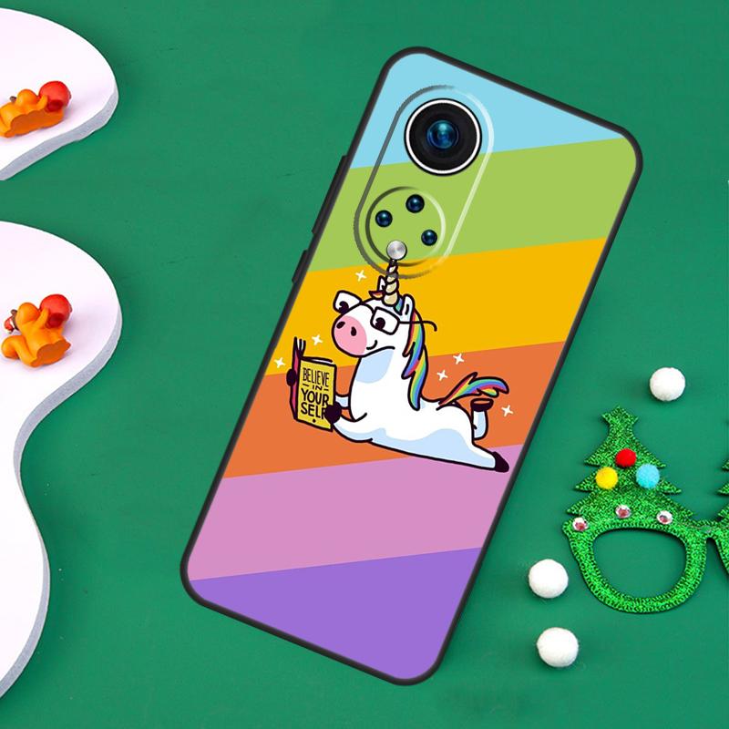 Cartoon Rainbow Unicorn Case For Honor Magic 7 Lite 6 5 50 70 90 200 Pro X9a X8a X8b X7a X6a X8 X9 X9c X9b Cover