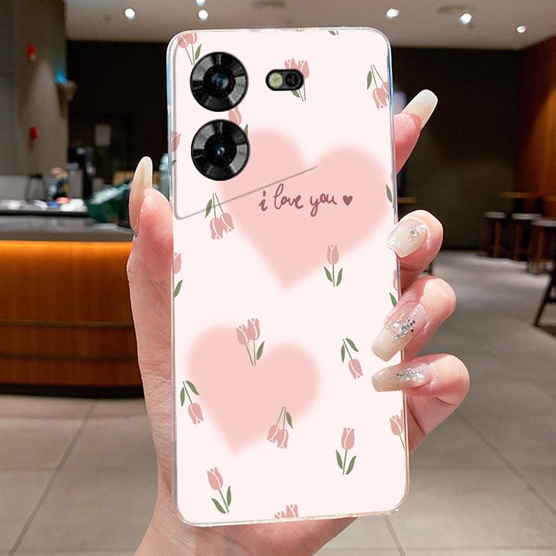 For Techno Pova 5 LH7n 5Pro LH8n Phone Case Tecno Pova 5 Pro Case Clear Luxury Fashion Butterfly Flowers Soft TPU Silicone Cover