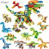 New 12 In 1 Dinosaur Building Block Model Children's Educational Toy Birthday Gifty Gift Christmas Gift