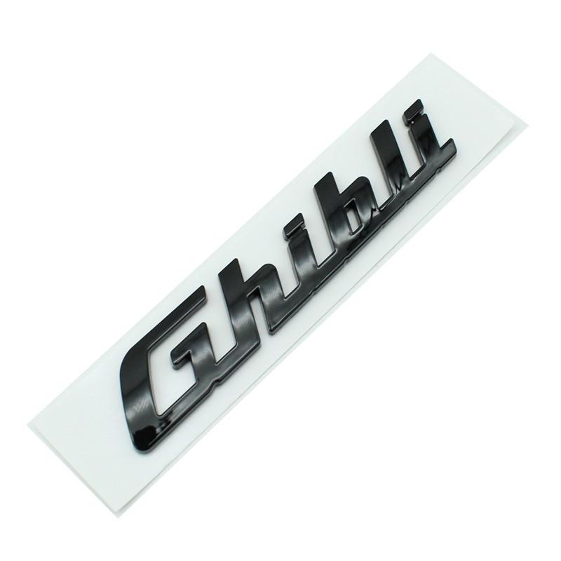 ABS Auto Hinten Stamm Buchstaben Emblem Abzeichen Aufkleber Aufkleber Für Maserati Gransport Granlusso Quattroporte GTS Granturismo Sport