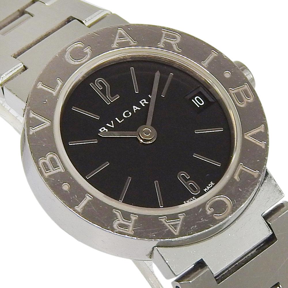 BVLGARI Bvlgari Bvlgari Watches BB23SSD blackDial Stainless Steel Quartz Analog display Women Used