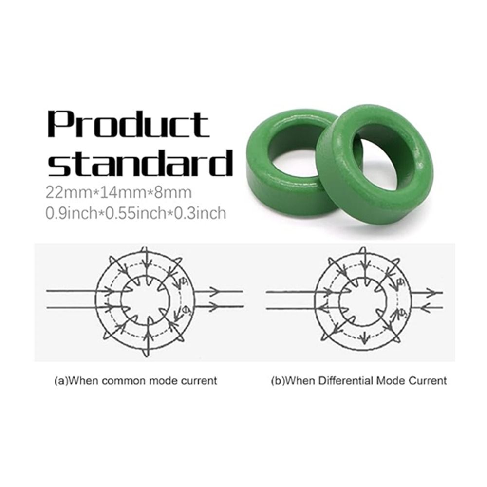 22mm x 14mm x 8mm Toroid Ferrite Core Power Transformer  Wide Application