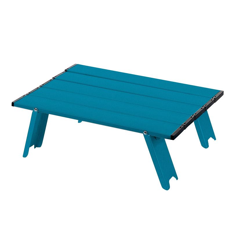Camping Mini Foldable Table Ultralight Aluminum Alloy Outdoor Table for Travel Picnic Barbecue Folding Computer Bed Desk