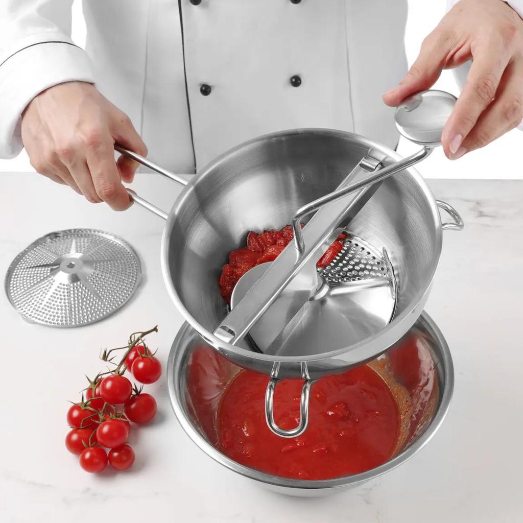 Stainless steel vegetable strainer, diameter 200 mm - Hendi 515501