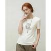 Women's Puppy Print Slim Fit T-shirt