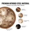 Handpan Drum 22 In 10 Notes D Minor Hand Drum Instrument with Mallet