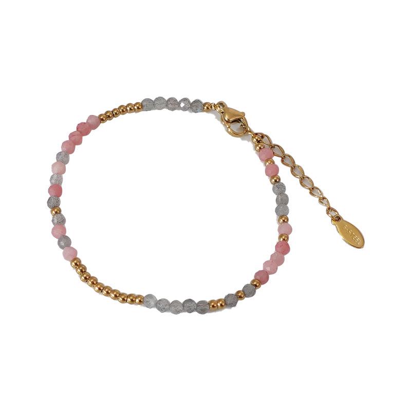 Women's Handmade Beaded Natural Stone Choker - Spring/Summer High-End Sweater Necklace