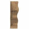 Eckregal mit Regalen Artisan Eiche 34 x 33 x 102 cm Holzwerkstoff
