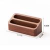 Display Stand Wooden Business Card Holder Solid Wood Wood Business Card Display Stand  Desktop