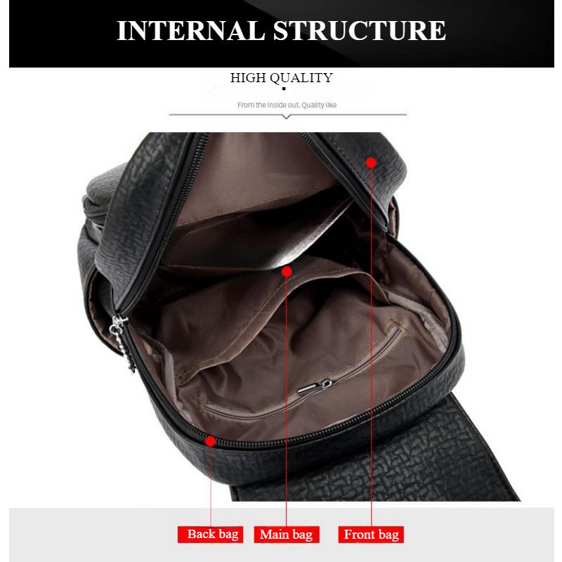 Fashion Personality Elephant Hot Stamping Women's Backpack Ethnic Style Versatile Anti-theft Handbag Trendy Rivet Outdoor Travel Shopping Shoulder Bag