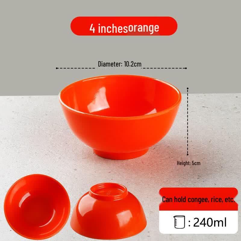 Commercial Chinese Style Melamine Rice Bowls