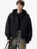 Zuo Shan Men's Heavyweight Washed Velvet Thickened Winter Workwear Jacket