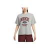 Nike Sportswear Casual Retro Short Sleeve Regular T-Shirt Women T-Shirts Gray IH0825063