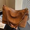 Portable Women's Bag Autumn New Retro Suede Underarm Bag Women's Fashion Large-capacity Bag Shoulder Bag