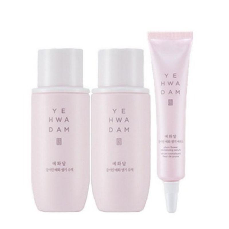 THE FACE SHOP Yehwadam Plum Flower Revitalizing Special 2-Piece Set – Toner & Emulsion Skincare Gift Set