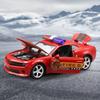 1:32 Die-Cast Modelllegierung Polizeiauto Modell Doppeltür zu öffnen Kinder Spielzeugauto Pendelantrieb Rückzieher Modell Jungen Geschenke