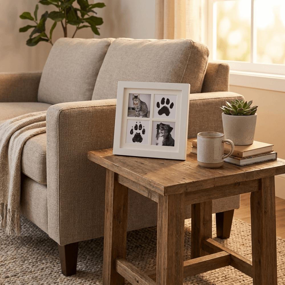 Inkless Pet Paw Print Kit Density Board Pet Footprint Keepsake Kit Remembrance Gift