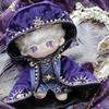 niannyyhouse Plush Magic Cotton Doll 10cm/20cm Clothes, Robe, Belt, Cloak, Clothes, Dress-Up (Black, 20cm)
