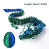 3D Printing Dragon Model Crafts Color Changing Joint Movements Car Home Decoration Aquarium Ornament Halloween Christmas Gifts