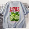 Funny Limes From Hand Tropical Zest Graphic Tshirts Unisex Unisex Fashion Aesthetic Y2k T Shirts Oversized Cotton Casual Tees Gifts