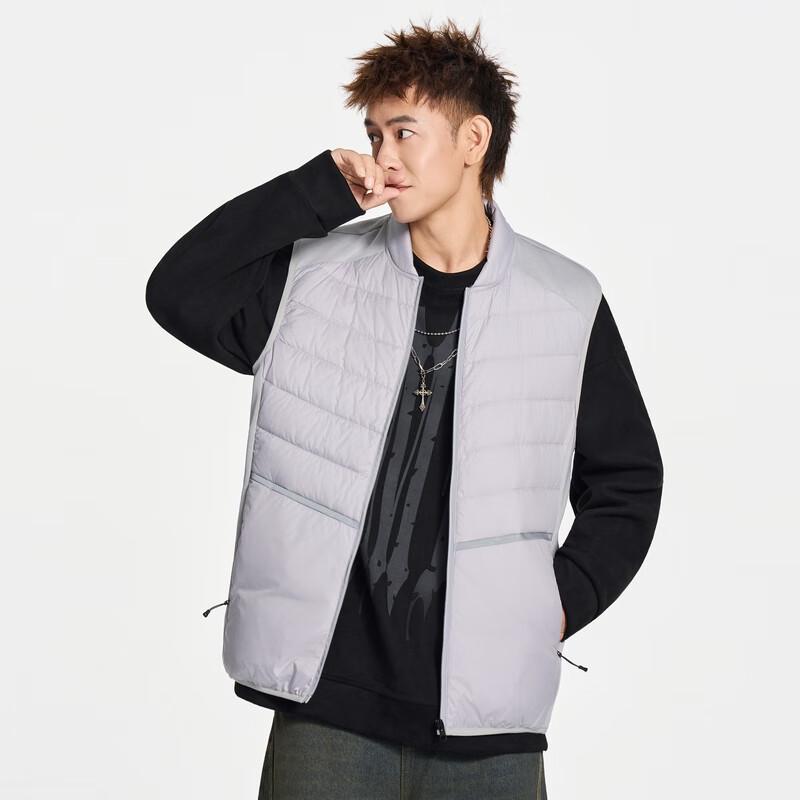 Fengmao Men's Autumn/Winter Baseball Collar Down Vest