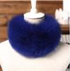 ZDFURS Echter Fuchs Pelzkragen & Schal 100% Natürlich Winterlich Warm Atmungsaktiv Pelz mit Magnet Quadratischer Stil für Damen Outdoor-Nutzung