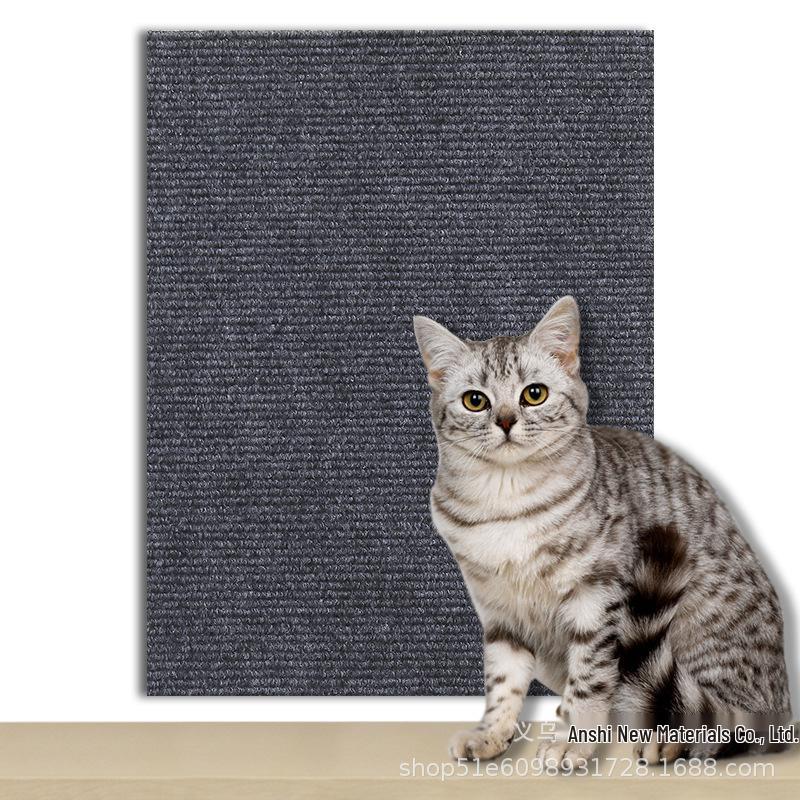 Durable Cat Scratch Pad & Climbing Wall Sticker - Debris-Free, Multifunctional Cat Teaser & Scratching Board