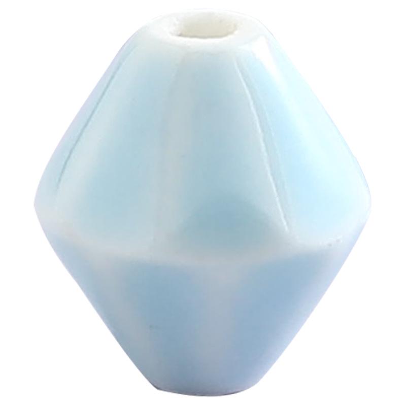 Macaron Rhombus Ceramic Beads for DIY Jewelry Making