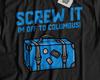 Je pars à Columbus T-shirt unisexe drôle Déménagement à Columbus Tee Ohio