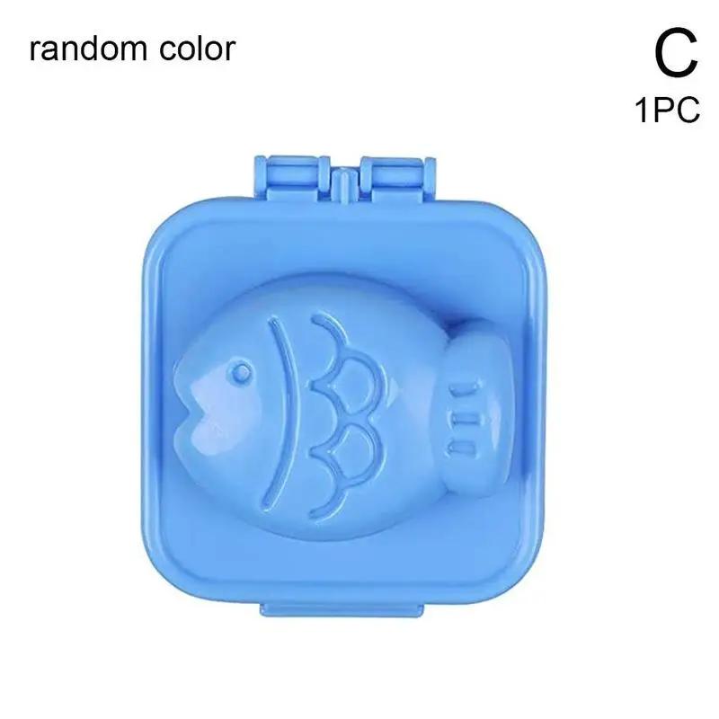 1Pc Boiled Egg Mold Cute Cartoon DIY Egg Mould Bento Maker Cutter Decor Rice Ball Accessories For Kitchen Random Color P8E4