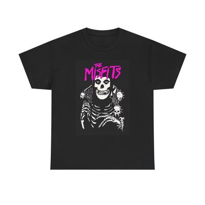 The Misfits Graphic T Shirt Vintage Retro Rock Metal Unisex Heavy Cotton Tee