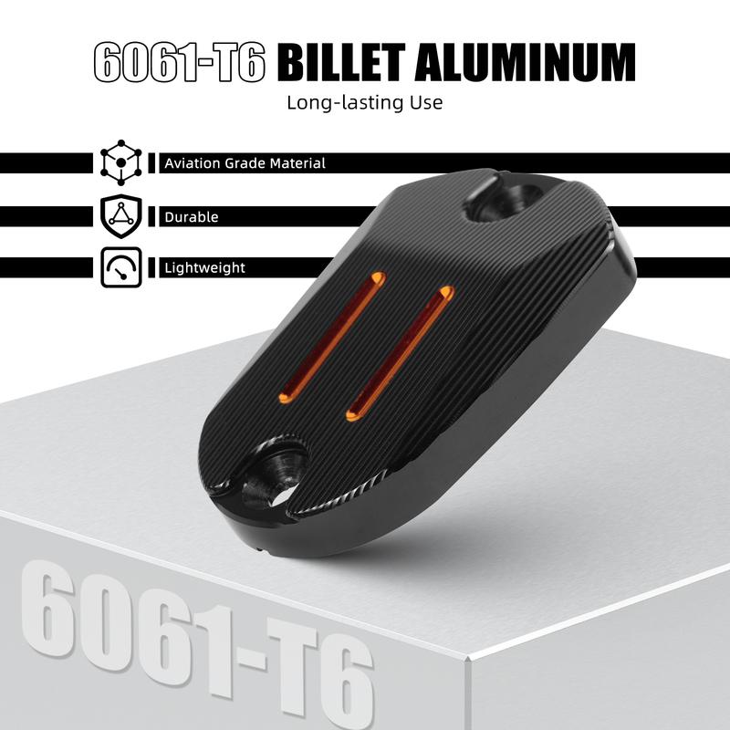 For Harley Sportster 883 Super Low XL883L 2014-20 Rear Brake Master Cylinder Cover Sportster 1200 Custom XL1200C XL883N XL1200NS