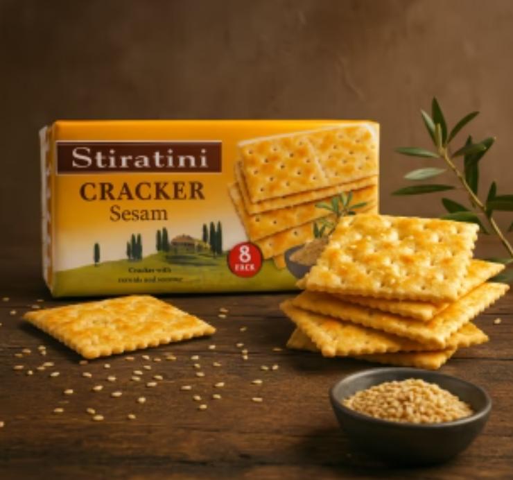 Stiratini Sesame Crackers 250 G