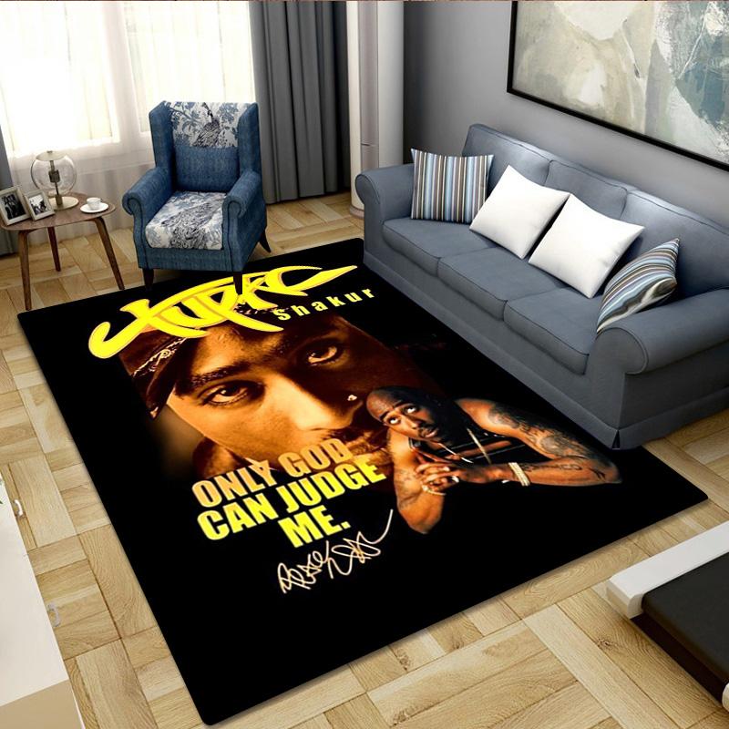 Rug Tupac Carpet Office Decorative Carpet For Living Room Bedroom Door Mat Floor Rug Computer Chair Area Rug