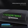 Temporary Parking Contact Number Plate Move Car Contact Card For Honda Civic Accord Fit Jazz Pilot CRV Odyssey Passport City HRV