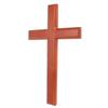 Wooden Crucifix Wall Decor 30cm Simple Smoothly Polished Wood Wall Hanging Crucifix