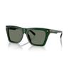 Michael Kors Óculos de Sol Masculino Pebble Beach Green Square Mk2225u 40083h 56