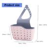 Multifunctional Sink Organiser for Sponges Brushes and Soap Drain Basket Bag Bathroom Faucet Cleaning Accessories Rack