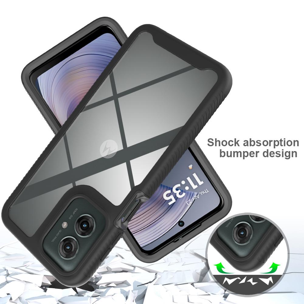 for Moto G55 5G Phone Case, Shockproof Clear Case TPU Bumper Rugged Cover For Motorola Moto G35 5G Protective Case